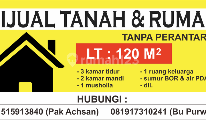 Rumah 1 Lantai, di Durenan, Trenggalek. 2