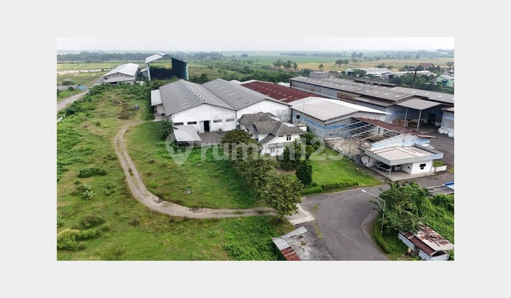 Pabrik + Tanah 7,85 Hektar Murah di 0 Jalan Raya Ngrame Mojokerto