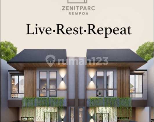 Rumah 2 Lantai Mewah Dekat Akses Jalan Raya di Rempoa 2