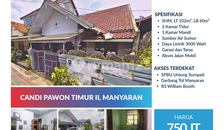 Rumah Siap Huni Candi Pawon Timur Ii, Manyaran Kota Semarang By Prabowo Siswanto 1