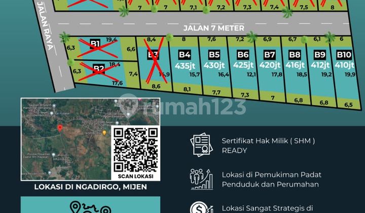 Tanah Kavling Strategis di Mijen, Semarang SHM Siap & Jalan 7 Meter By Prabowo Siswanto Property 1