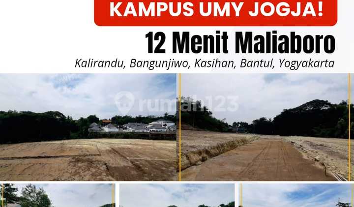 Dijual: Tanah Strategis untuk Hunian atau Investasi Dekat Kampus Umy Jogja | SHM, Akses Jalan Bagus
