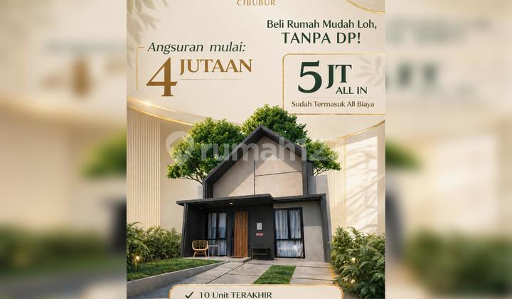 Rumah Cileungsi Cicilan 4 Jutaan Tanpa DP - Dekat Tol & LRT | 10 Unit Terakhir Rumah Cileungsi Cicilan 4 Jutaan Tanpa DP - Dekat Tol & LRT | 10 Unit Terakhir