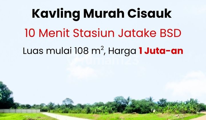 10 Minutes to Jatake Station Bsd Cheap Plot 1 Million-An 10 Minutes to Jatake Station Bsd Cheap Plot 1 Million-An