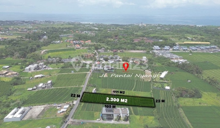 Nyanyi Nuanu Beach Club Tanah Dijual Murah Kawasan Pariwisata