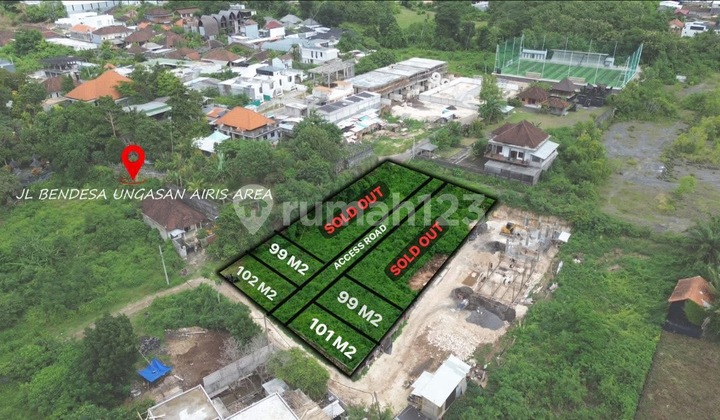 Ungasan Langka Plot Kecil Lingkungan Villa Cocok untuk Invest