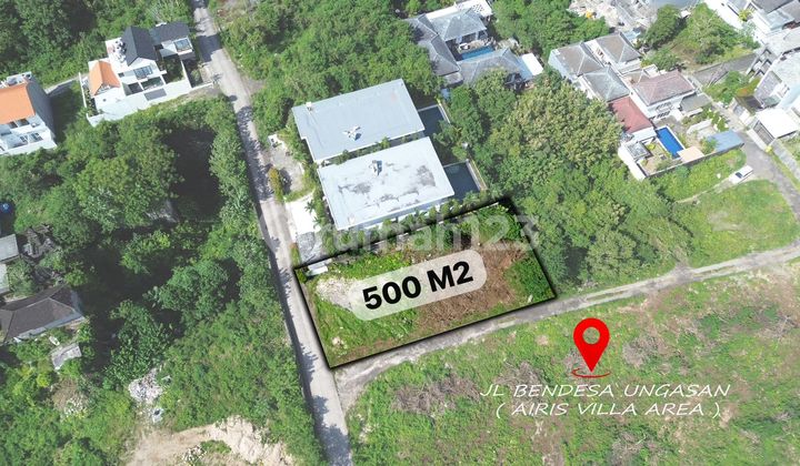 Ungasan Tanah View Laut Langka Dijual Murah Cocok untuk Villa