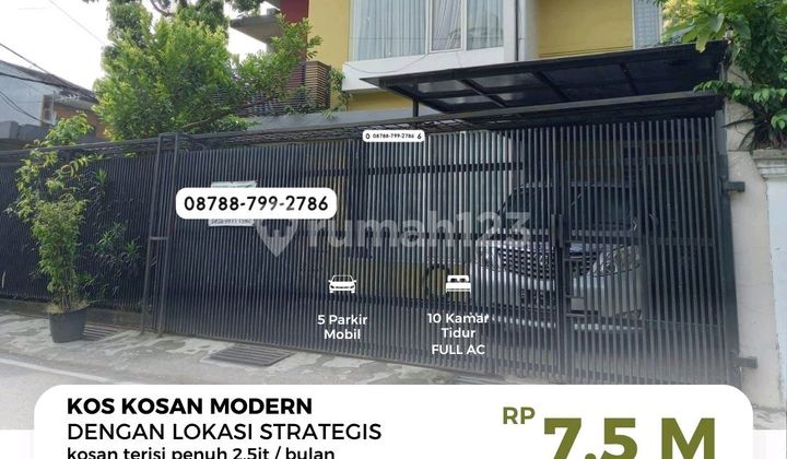 Dijual Kos-Kosan Kemang Bangka 9 Lt 225M2
