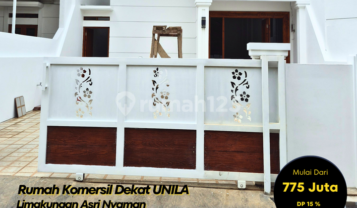 Rumah Luas Bangunan 110 M2 Luas Tanah 188 M2 Dekat Unila