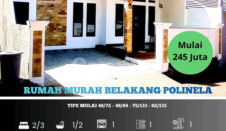 Rumah Murah Belakang Kampus Polinela Unila