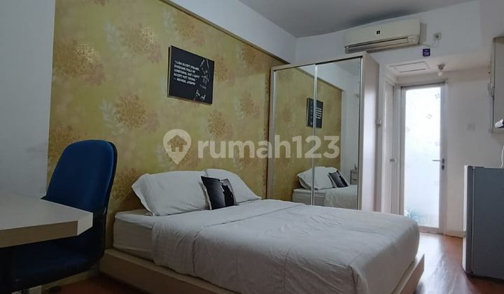 Jual Cepat, Turun Harga! Apartemen Studio Margonda Residence 2, Interior Cantik, Full Furnished