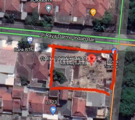 Tanah Nol Jalan Raya Darmo Indah Barat Hadap Utara Tanah Nol Jalan Raya Darmo Indah Barat Hadap Utara