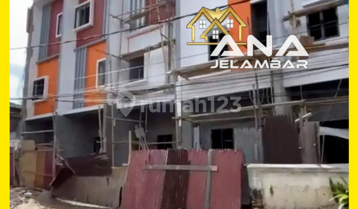 Ana* Rumah Baru 3lt Luas 4x14m Lokasi Bagus Di Tanjung Duren - * Good-deal!!* 1