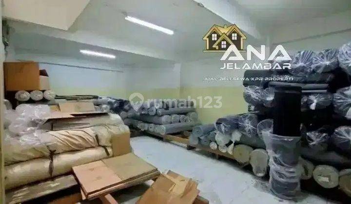 ANA* GUDANG GANDENG 3 LANTAI PLONK LT.205M² BEBAS BANJIR DI JELAMBAR - *GOOD-OFFER!!*
