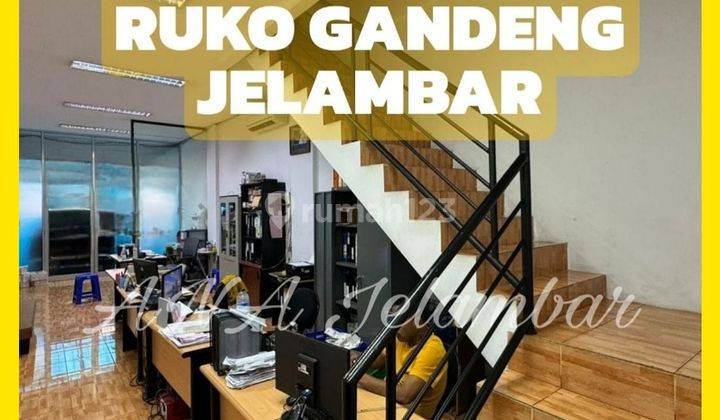 ANA*RUKO GANDENG 3.25LT LUAS 4X18.5M JALAN 2 MOBIL DI JELAMBAR - *GOOD-DEAL!!* 2