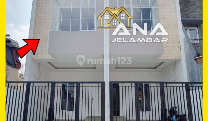 ANA*RUMAH BARU 3LT LUAS 5X15.75M HADAP BARAT DI DURI KEPA, KEBON JERUK - *GOOD-DEAL!!* 1