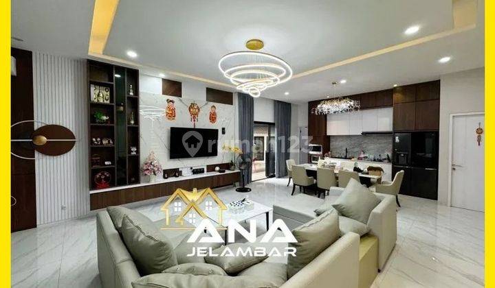 Ana* Rumah Di Kav.polri, Ngantong Lt. 274m2 Furnish 2.5lt  Modern Semi Baru Jelambar - * Good-Deal!!* 1