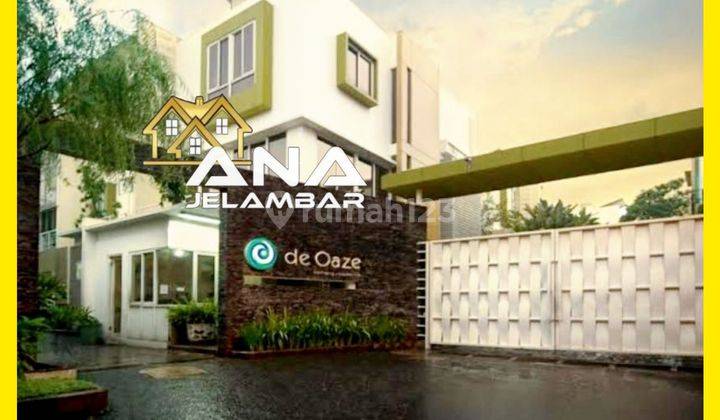 ANA*RUMAH BAGUS 3LT LUAS 6x15M SEMIFURNISH DI KOMPLEK DE OAZE RESIDENCE TOMANG - *GOOD-DEAL!!* 1