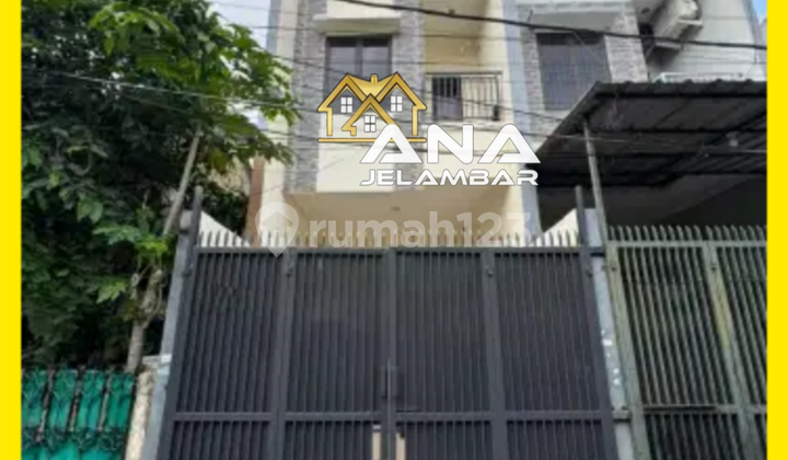 Ana House in Kav Polri Area 3.7x15m 3 Floors Flood-Free Jelambar - *Good Deal!!*