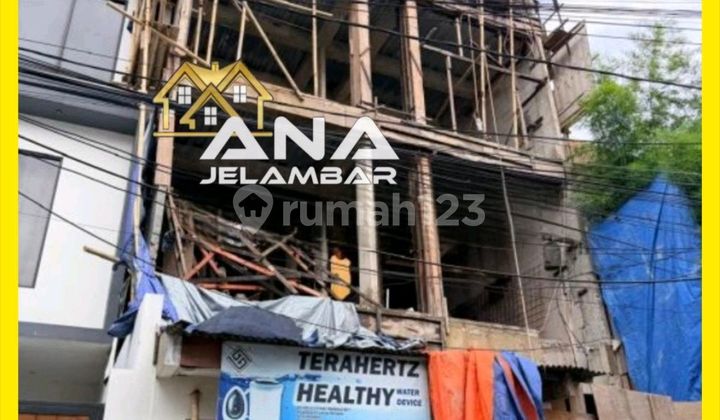 Ana Kost Baru 4Lt Luas 8.1X19m2 Cocok Invest, 38 Kamar di Tanjung Duren - * Good- Deal !!*