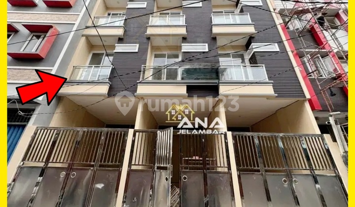 Ana Rumah Baru 3.5lt Luas 3.5x14m Plong Jln 1 Mobil Lega Jelambar - * Good- Deal !!*