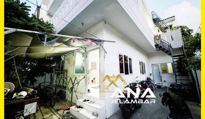 Ana* Rumah Hoek 2lt Di Kav.polri, Luas 9.5x14.75m Murah Rp. 23jt-An Perm2 Posisi Hoek Jarang Ada Jelambar - * Good-Deal!!* 1