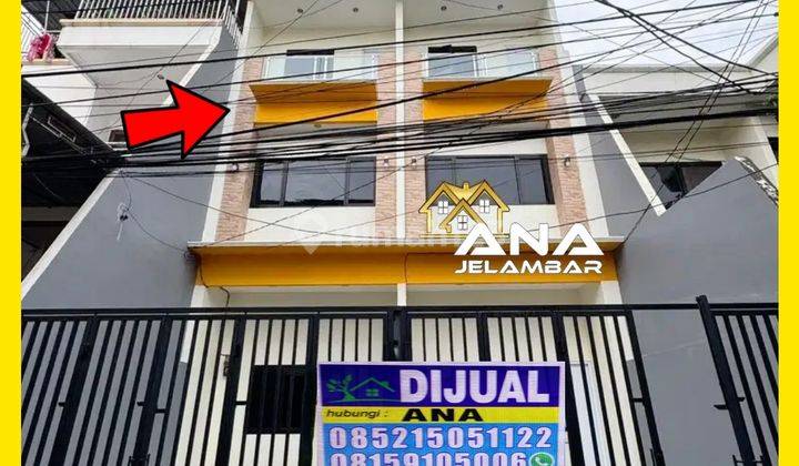 Ana* Rumah Ngantong 3.5lt Luas 3.65x18.5m Jln 2 Mobil Di Jelambar - * Good-deal!!* 1