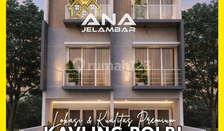 Ana Rumah Baru di Kav Polri Luas 3.65X14.8m 3Lt Lokasi dan Kualitas Premium di Jelambar - * Good- Deal !!* 1