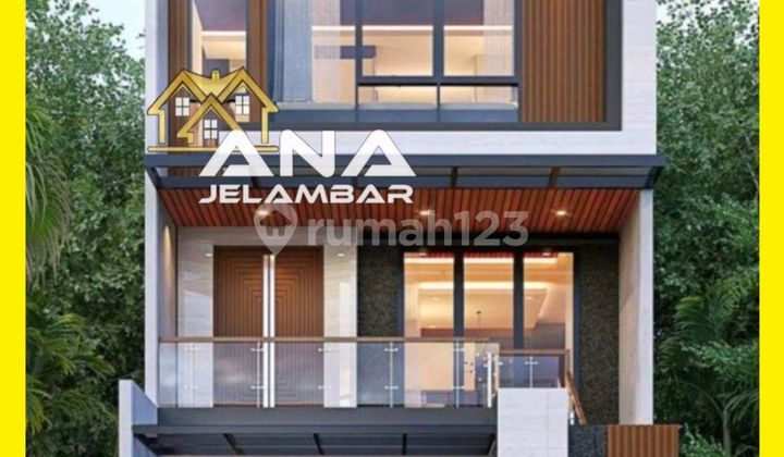 Ana Rumah Baru 3.5Lt di Kav Polri Luas 6.5X16m Lokasi Bagus Jelambar - * Good- Deal !!* 1
