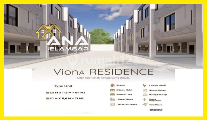 Ana Rumah Baru 3Lt Luas 5.5X11.6m Modern Minimalis di Duri Kepa, Kebon Jeruk - * Good- Deal !!* Ana Rumah Baru 3Lt Luas 5.5X11.6m Modern Minimalis di Duri Kepa, Kebon Jeruk - * Good- Deal !!*