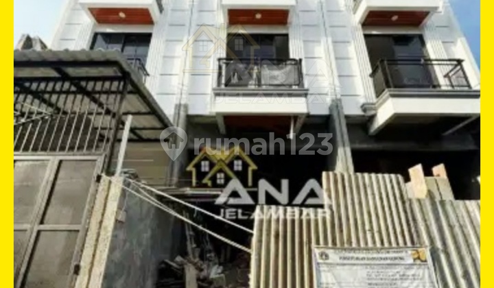 Ana Rumah Baru 3.75Lt Luas 4X15m Modern Minimalis di Duri Kepa, Kebon Jeruk - * Good- Deal !!*