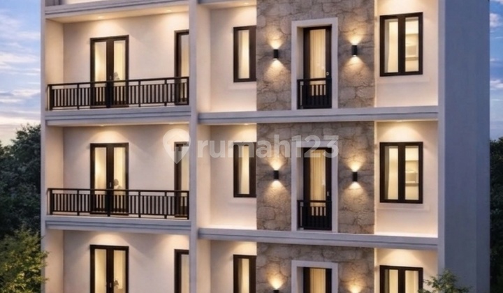 New Boarding House 4.25 Floors, Area 5x15m², Strategic Location Ideal for Investment, 16 Bedrooms, 16 Bathrooms, in Tomang - *Good Deal!!* 2