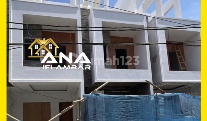 Ana Rumah Baru 3Lt Luas 4.3X18m Modern Minimalis Jalan 3 Mobil di Duri Kepa, Kebon Jeruk - * Good- Deal !!*