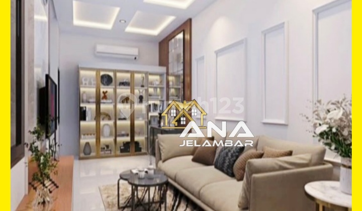 Ana Rumah Baru 3Lt Promo Khusus 10 Unit Pertama Luas 5.5X11.6m Modern Minimalis di Duri Kepa, Tanjung Duren, Kebon Jeruk - * Good- Deal !!*
