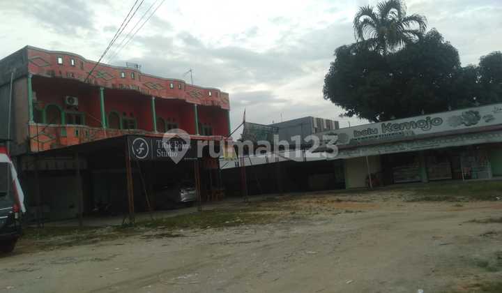 For Sale 6630M2 Land Bonus 2-Storey 8-Door Shop House at Km5 Pekanbaru Bangkinang Road