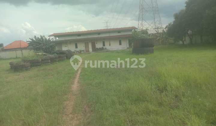 Tanah 15000 M² Ada Bangunannya di Narogong Raya Bekasi