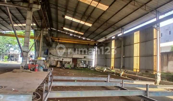 For Rent Open Warehouse / Ready-to-Use Workshop Strategically Located in Bantar Gebang, Bekasi City.
