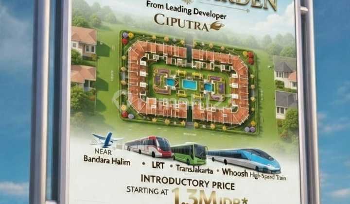 New French Garden Concept House at Citra Homes Halim in East Jakarta 2