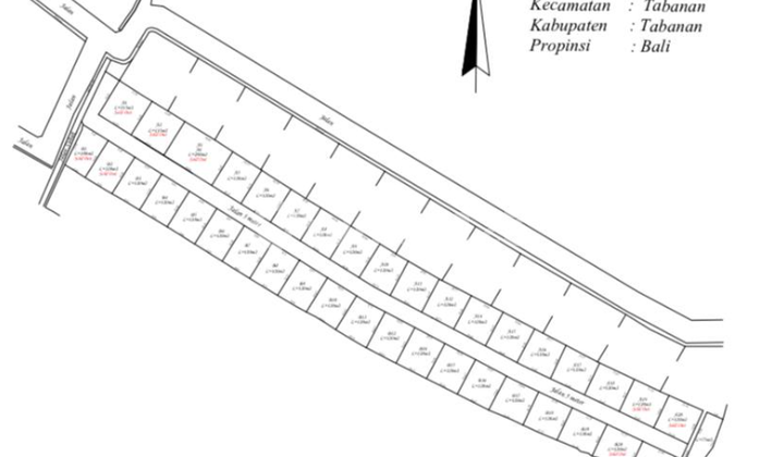 Dijual Tanah Kavling di Bongan Dekat Kedungu, Tabanan, Lokasi Strategis Dekat dengan Tempat Wisata