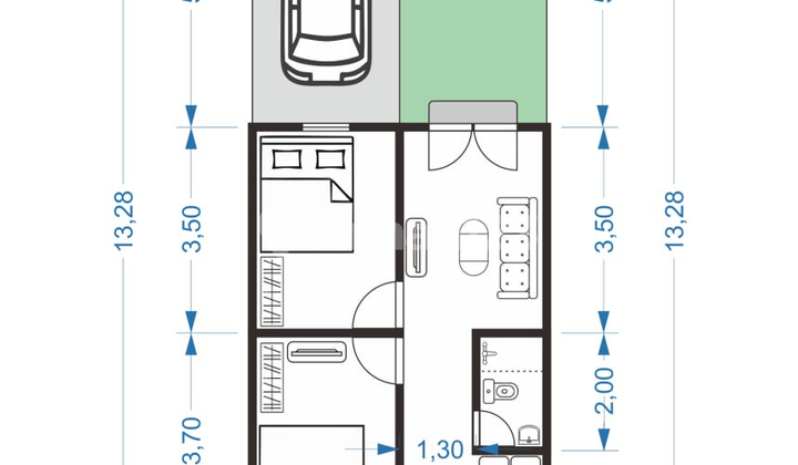 House For Sale !! Exclusive Housing at Economical Price on Mahendradatta Street, Padangsambian, West Denpasar, Close to Schools and Tourist Attractions 2