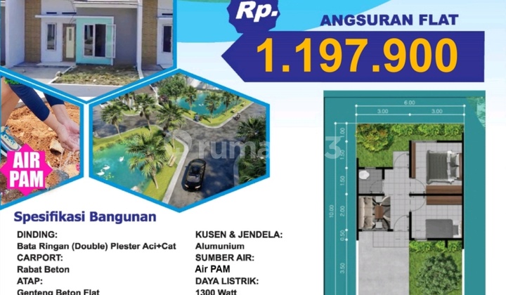 Rumah Subsidi Pemerintah Murah Kualitas Baik di Mulia Bekasi Residence