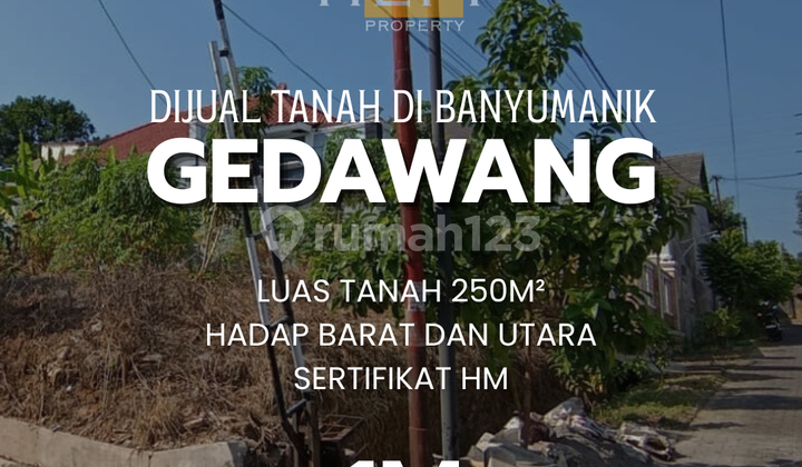 Land for Sale in Gedawang, Banyumanik, Semarang 1