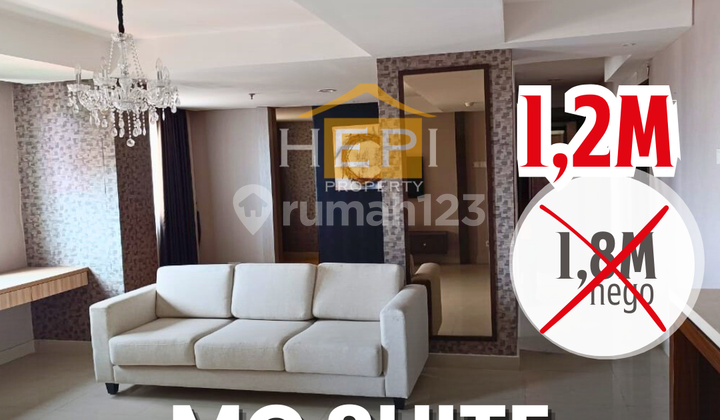 Jual Murah Furnished Unit Gandeng Apartemen Mg Suite Semarang 1