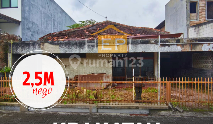 For Sale Land-Counted House in Krakatau, East Semarang 1