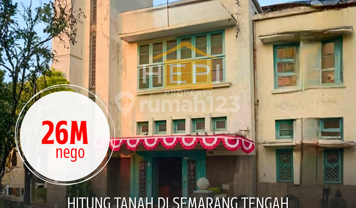 Dijual Rumah Hitung Tanah di Ki Mangunsarkoro Semarang Tengah 1