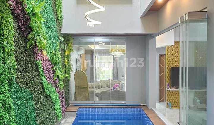 For Sale Fully Furnished 3 ½ Story House in Lavesh Cluster, Harapan Indah-Bekasi.