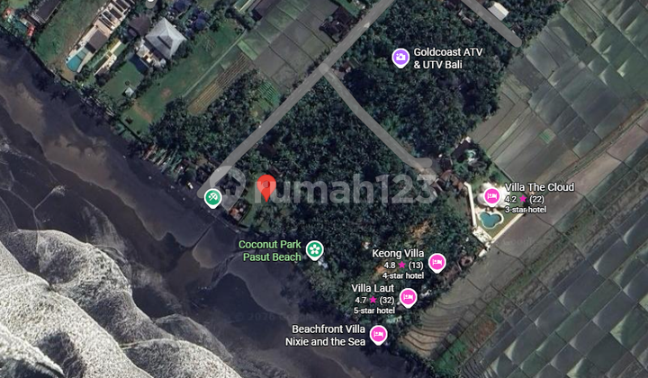 Los Pantai Strategic Land with Direct Sea View in Tibubiu, Tabanan