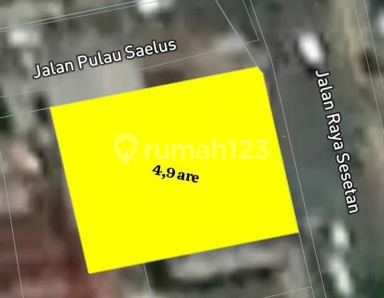 Tanah Hook Strategis Premium Zona Merah di Jalan Raya Sesetan Tanah Hook Strategis Premium Zona Merah di Jalan Raya Sesetan