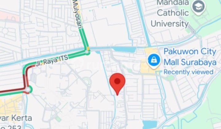 Tanah Jl Hidrodinamika Dkt Kejawen Putih Tambak,Its,Pakuwon City