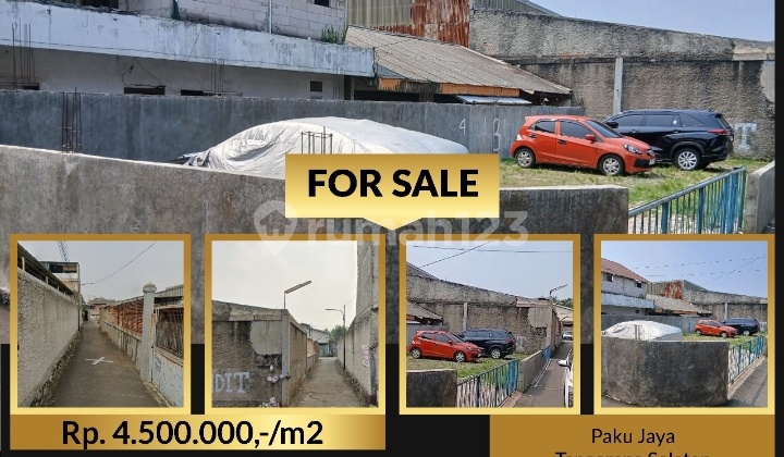 Tanah Kosong Murah di Daerah Padat Penduduk Wilayah Graha Raya Tangsel Tanah di Graha Raya SHM 164.0 M² Tanah Kosong Murah di Daerah Padat Penduduk Wilayah Graha Raya Tangsel Tanah di Graha Raya SHM 164.0 M²